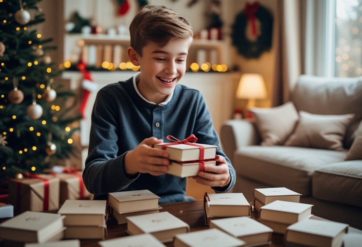 Den perfekte julekalender med bøger til bror